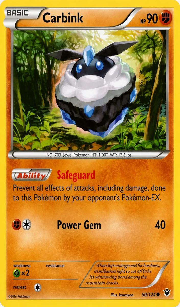 Carbink 2016 Pokemon XY Fates Collide