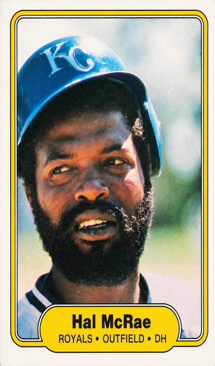 1982 Fleer Hal McRae #416 card