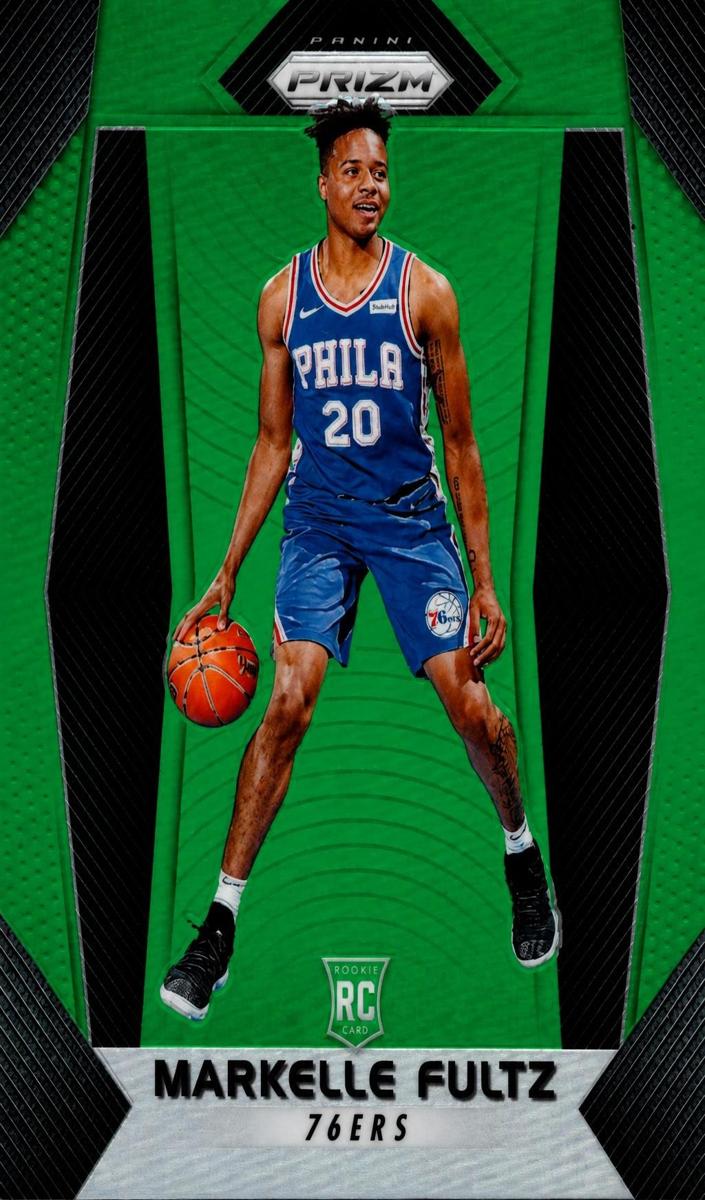 2017 Panini Prizm GREEN PRIZM #1 Markelle Fultz front