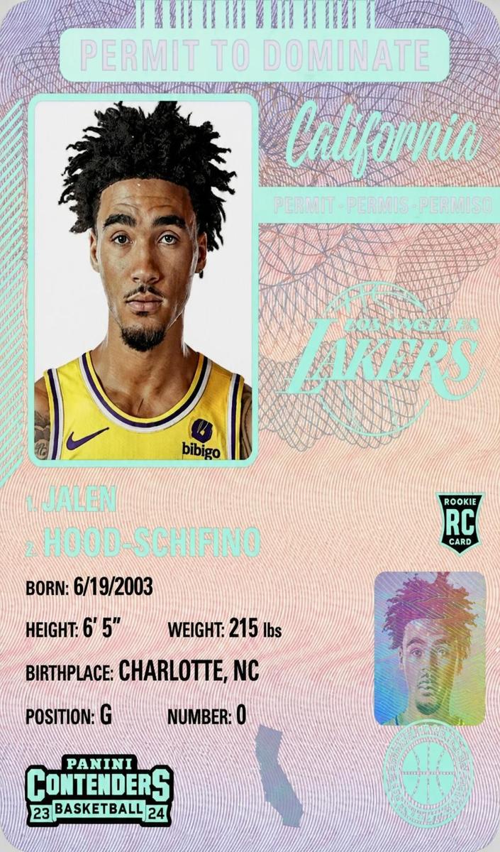 2023 Panini Contenders Jalen Hood-Schifino #13 card