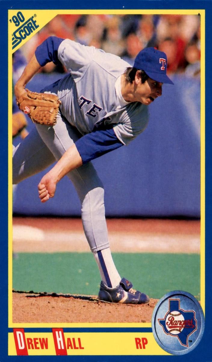Drew Hall 1990 Score Baseball