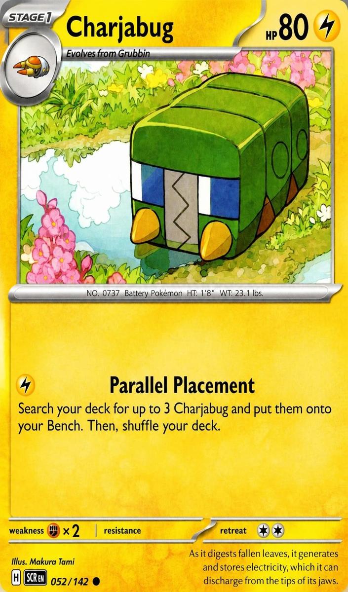 Charjabug 2024 Pokemon Scarlet & Violet Stellar Crown