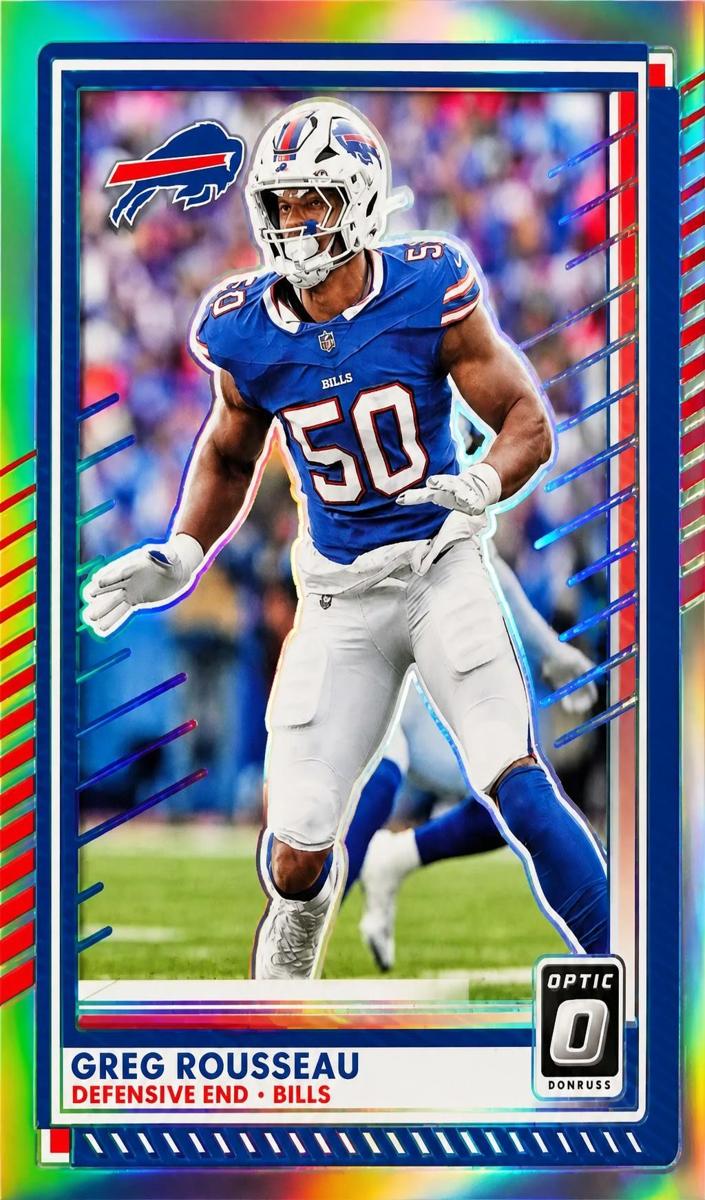 Greg Rousseau 2025 Donruss Optic Football card