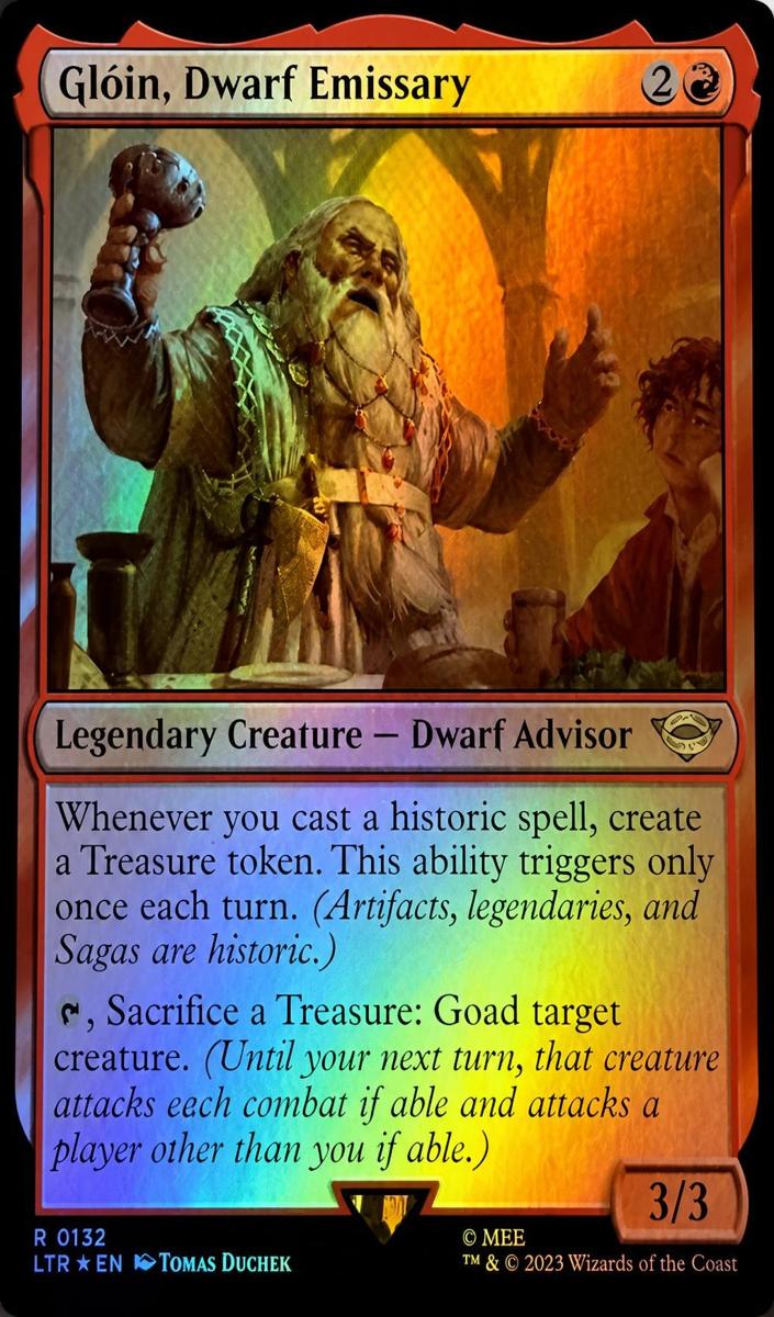 2023 Gloin, Dwarf Emissary [Foil] #132