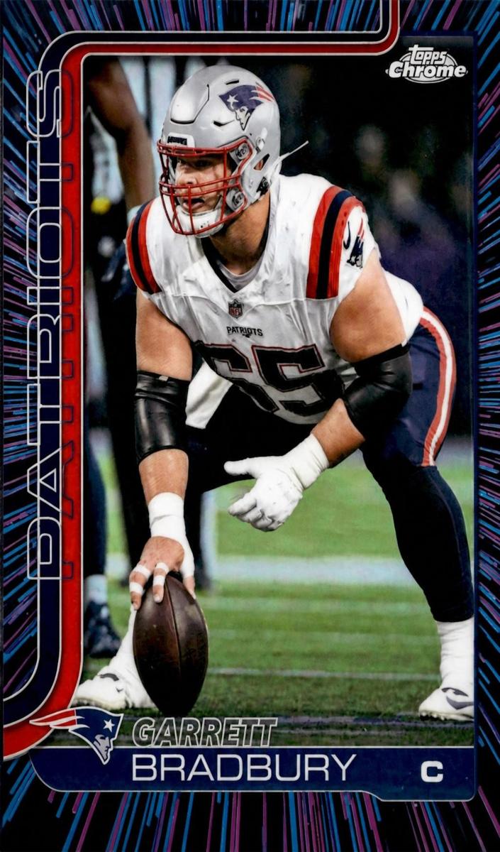 Garrett Bradbury 2025 Topps Chrome Football card