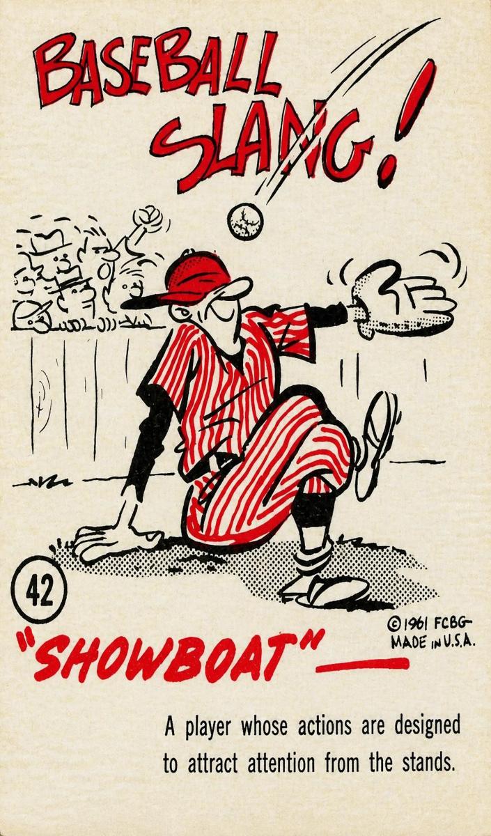 1963 Baseball Slang [Showboat] #42