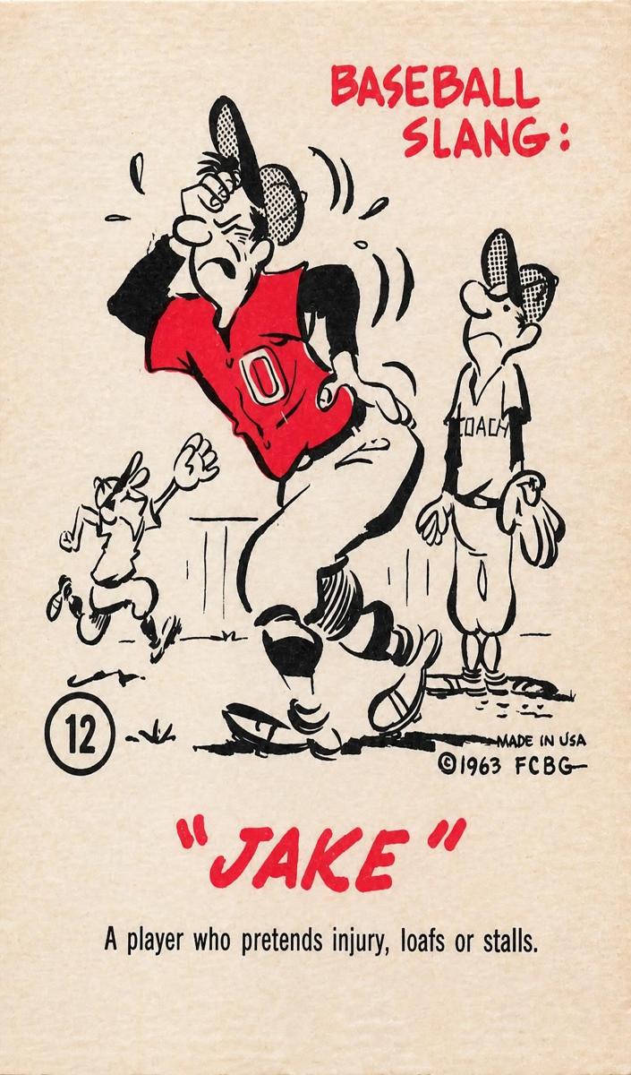 1963 Baseball Slang [Jake] #12