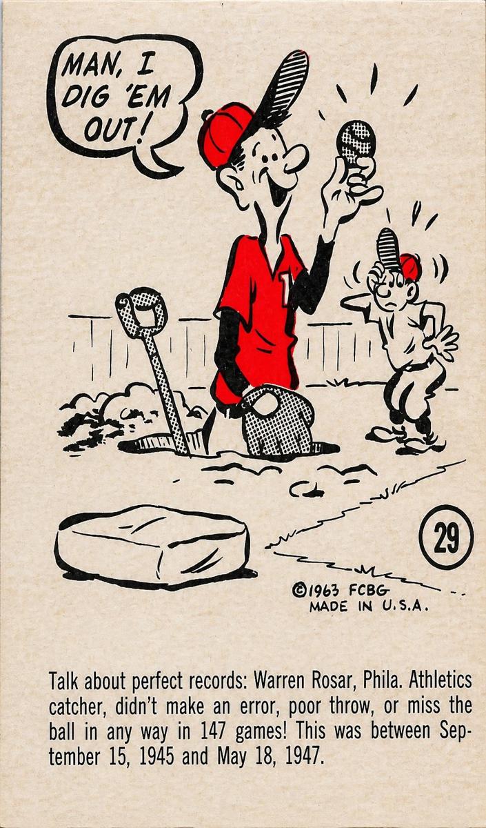 1963 Warren Rosar #29