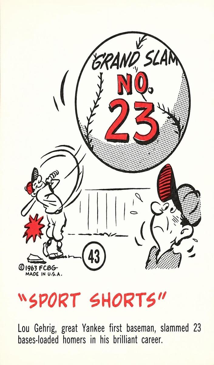 1963 Lou Gehrig #43