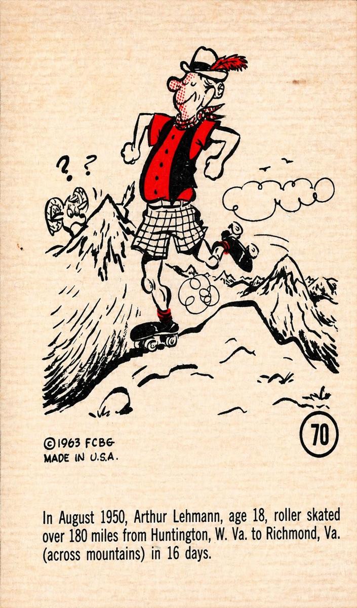 1963 Arthur Lehmann #70