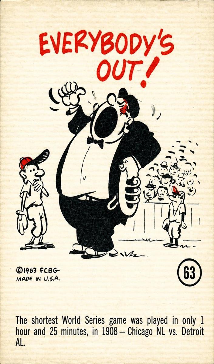 1963 Shortest World Series #63