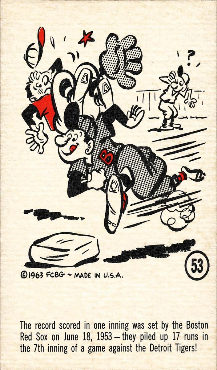 1963 Most Runs in One Inning #53