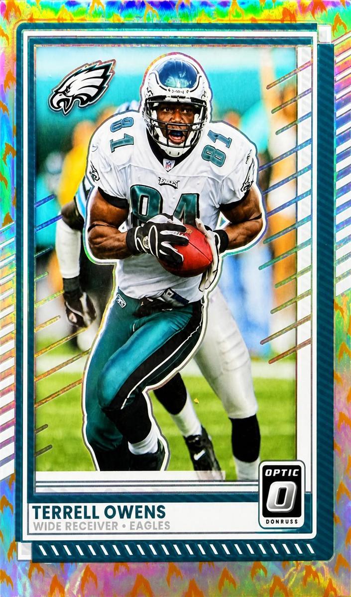 Terrell Owens 2025 Donruss Optic Football card