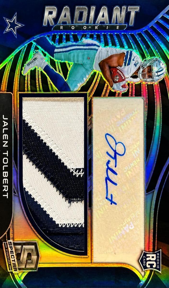 2022 Panini Spectra Jalen Tolbert #RAD-JTO card