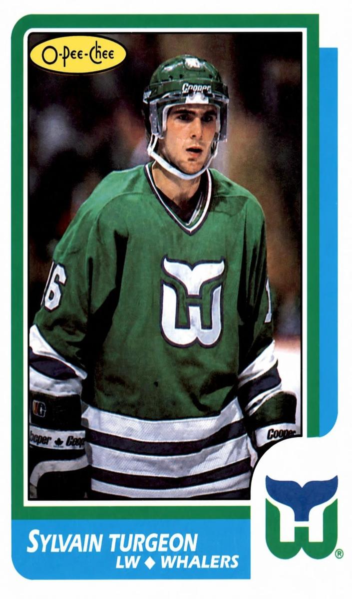 1986 O-Pee-Chee Sylvain Turgeon #103 card