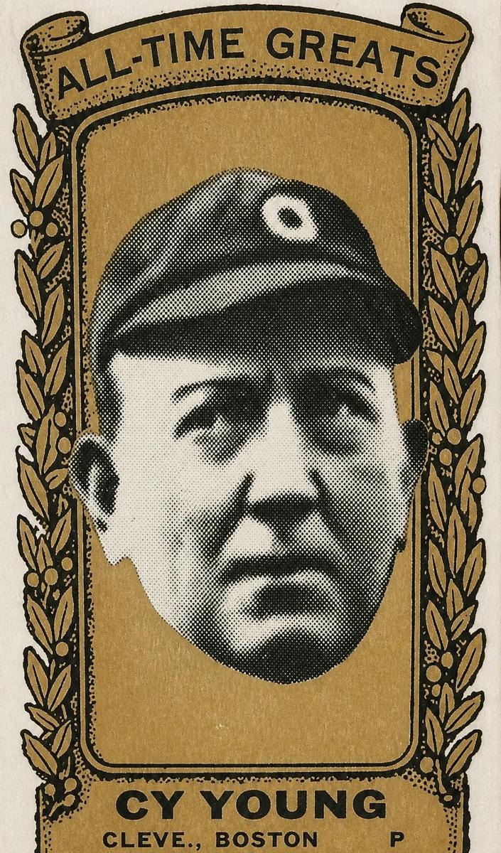1963 Bazooka All Time Greats Cy Young #6 card