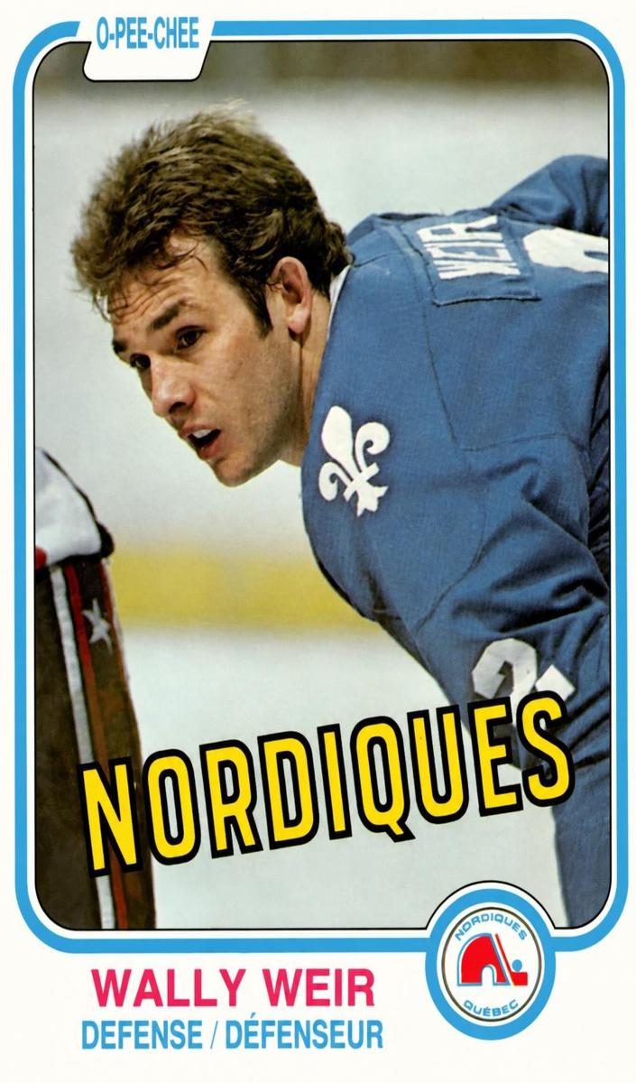 1981 O-Pee-Chee Wally Weir #284 card