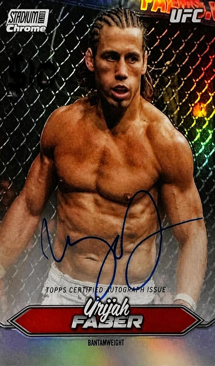 2025 Topps Stadium Club Urijah Faber #CAS-UFR card