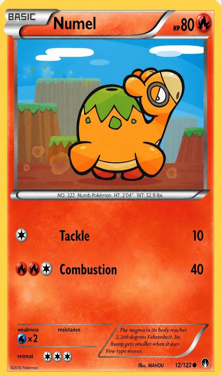 Numel 2016 Pokemon XY BREAKpoint