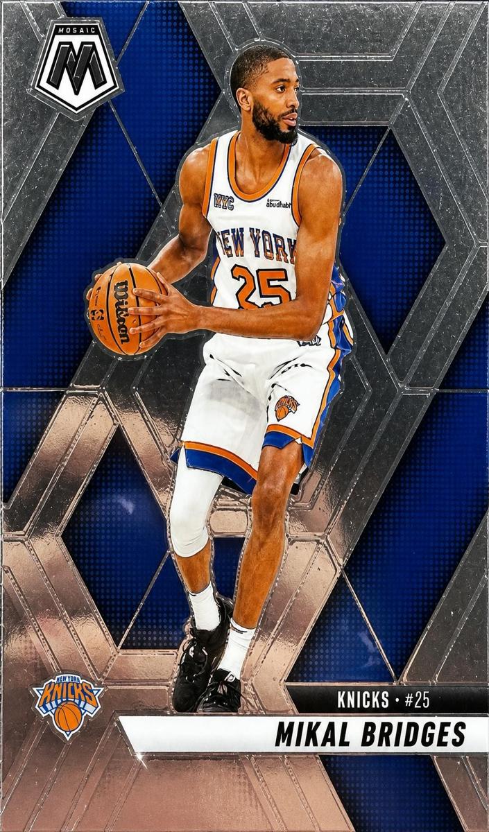 Mikal Bridges 2024 Mosaic Basketball card