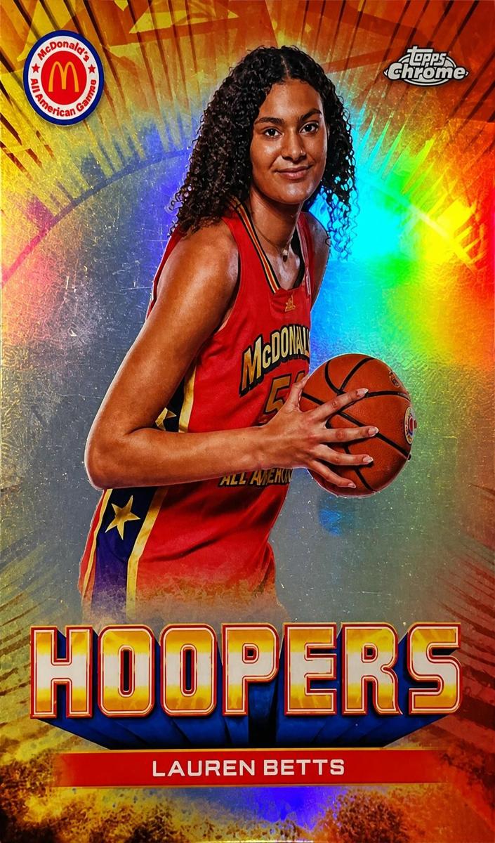 2022 Topps Chrome McDonald's All American Lauren Betts #HS-17 card