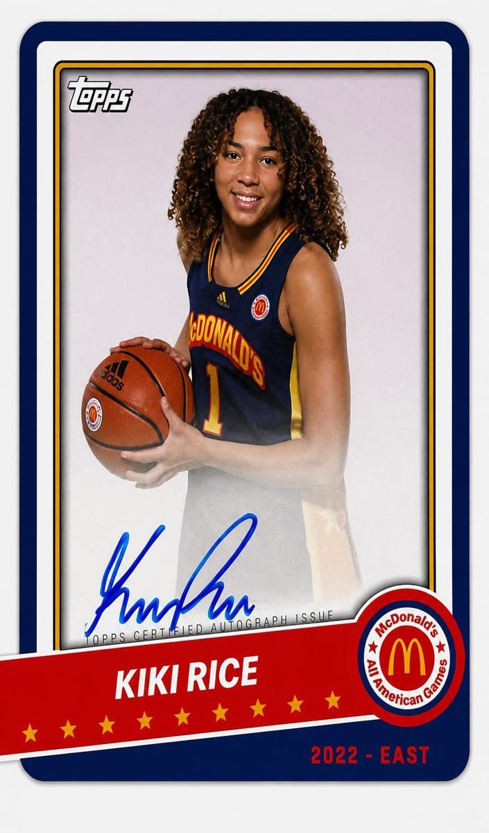 2022 Topps Chrome McDonald's All American Kiki Rice #PA-KR card