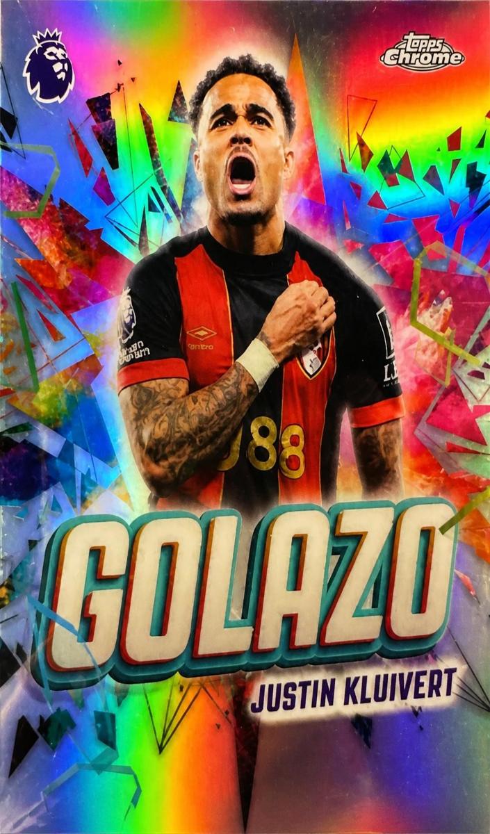 2026 Topps Chrome Premier League Justin Kluivert #GZ-1 card