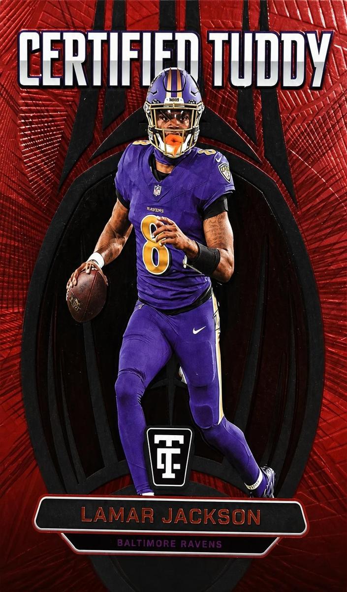 2024 Panini Prizm Prizmania Lamar Jackson #17 card
