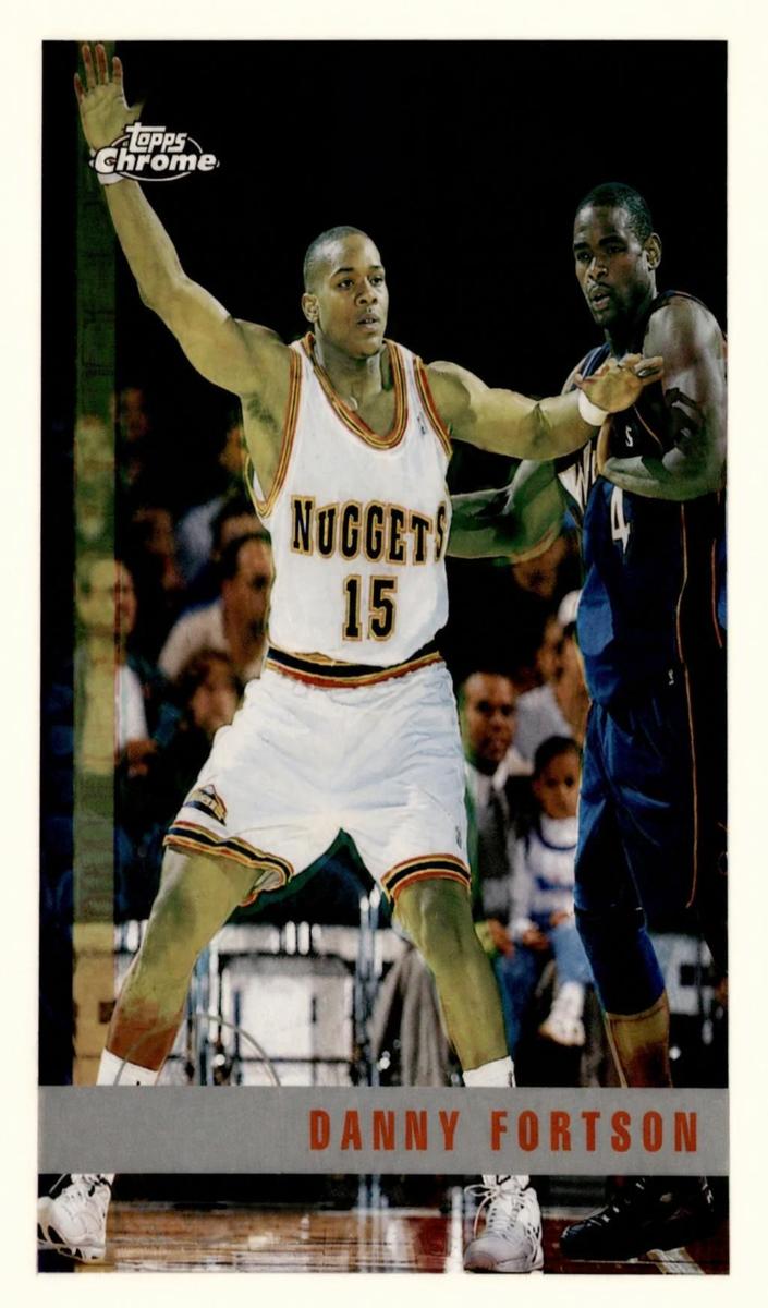1997 Topps Chrome Danny Fortson #210 card