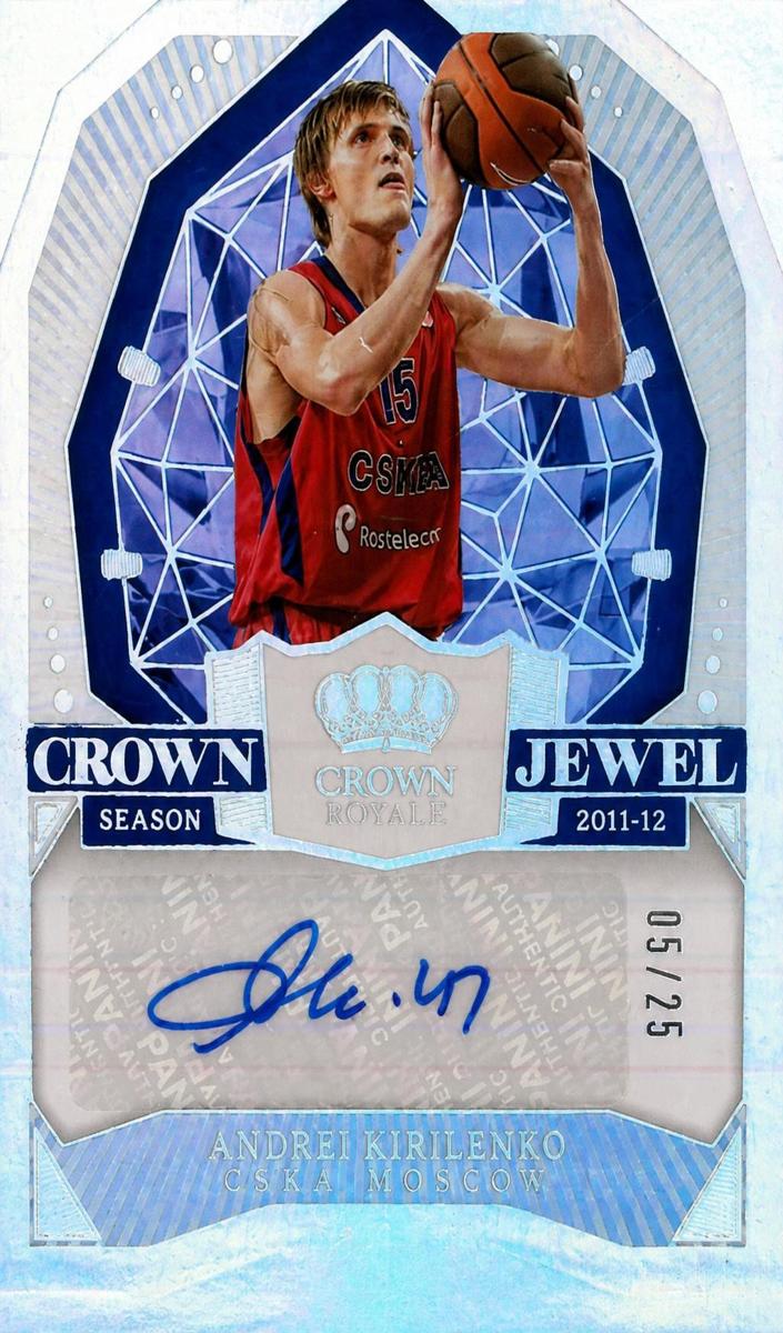 2023 Panini Crown Royale Turkish Airlines EuroLeague Andrei Kirilenko #CJ-KIR card