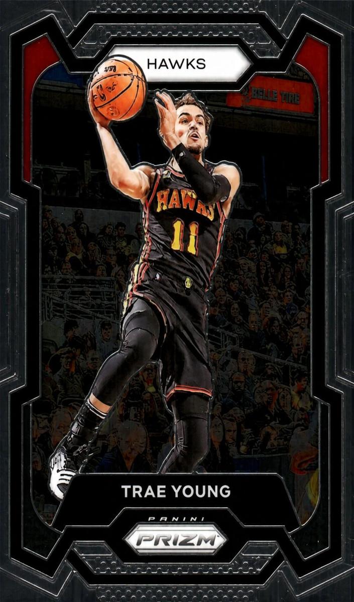 Trae Young 2023-24 Prizm Basketball card