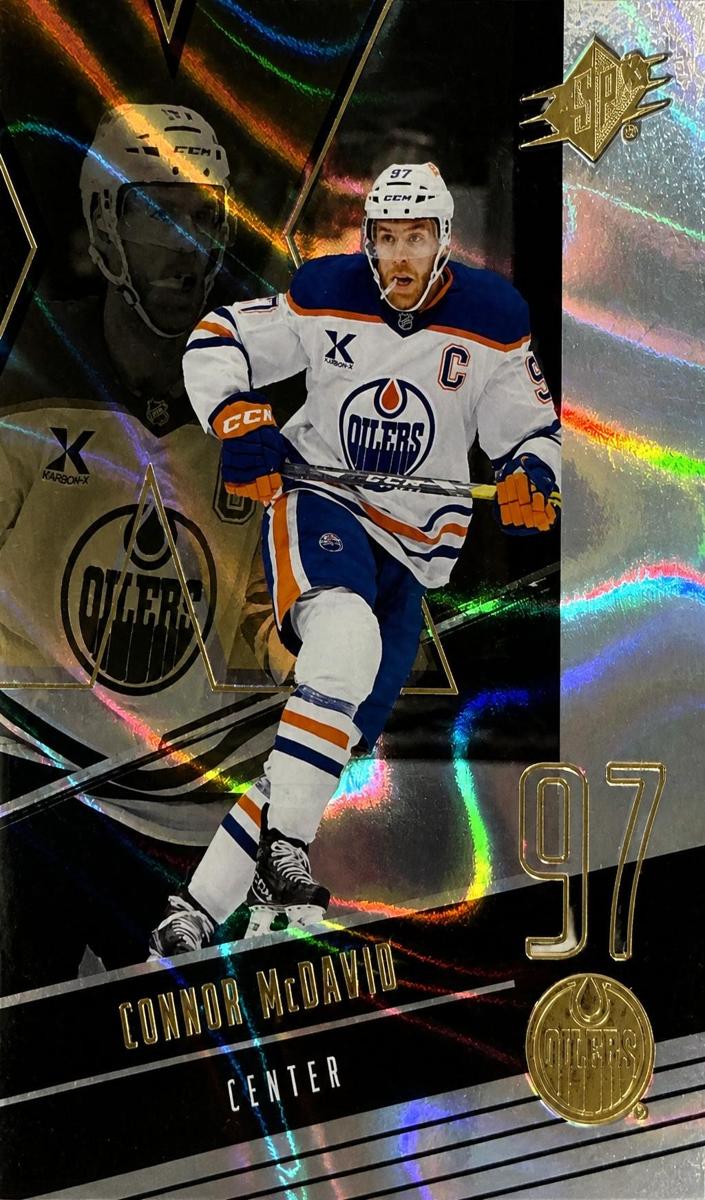 2025 SPx Connor McDavid [Gold] #77 card