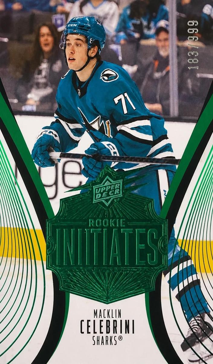 2025 Macklin Celebrini [Emerald Green] #25