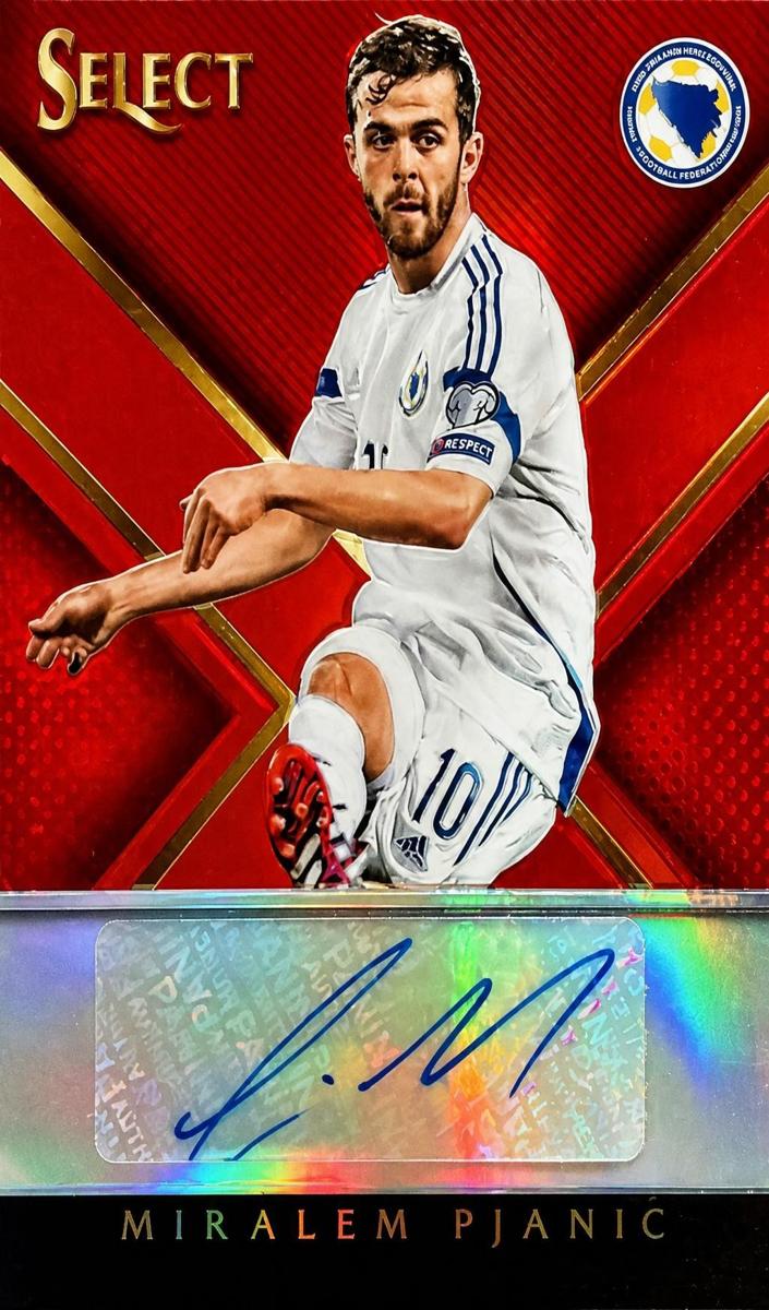 2015 Panini Select Miralem Pjanic [Red] #30 card