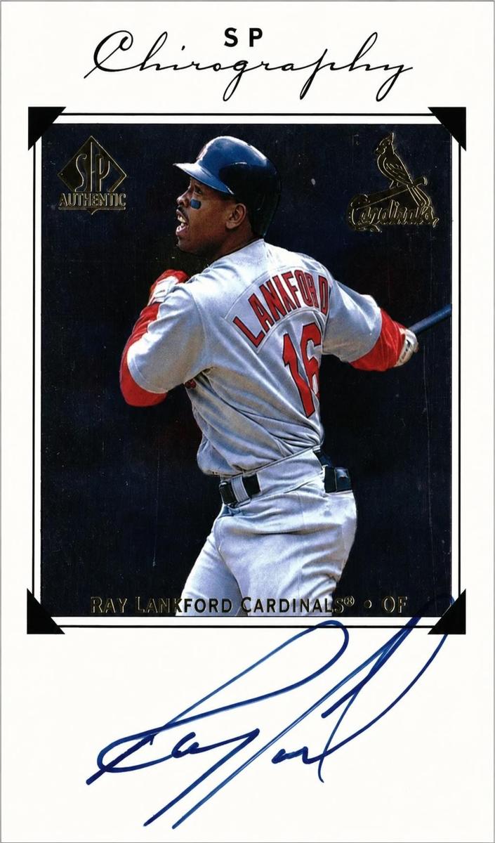 1998 SP Authentic Ray Lankford #RL card