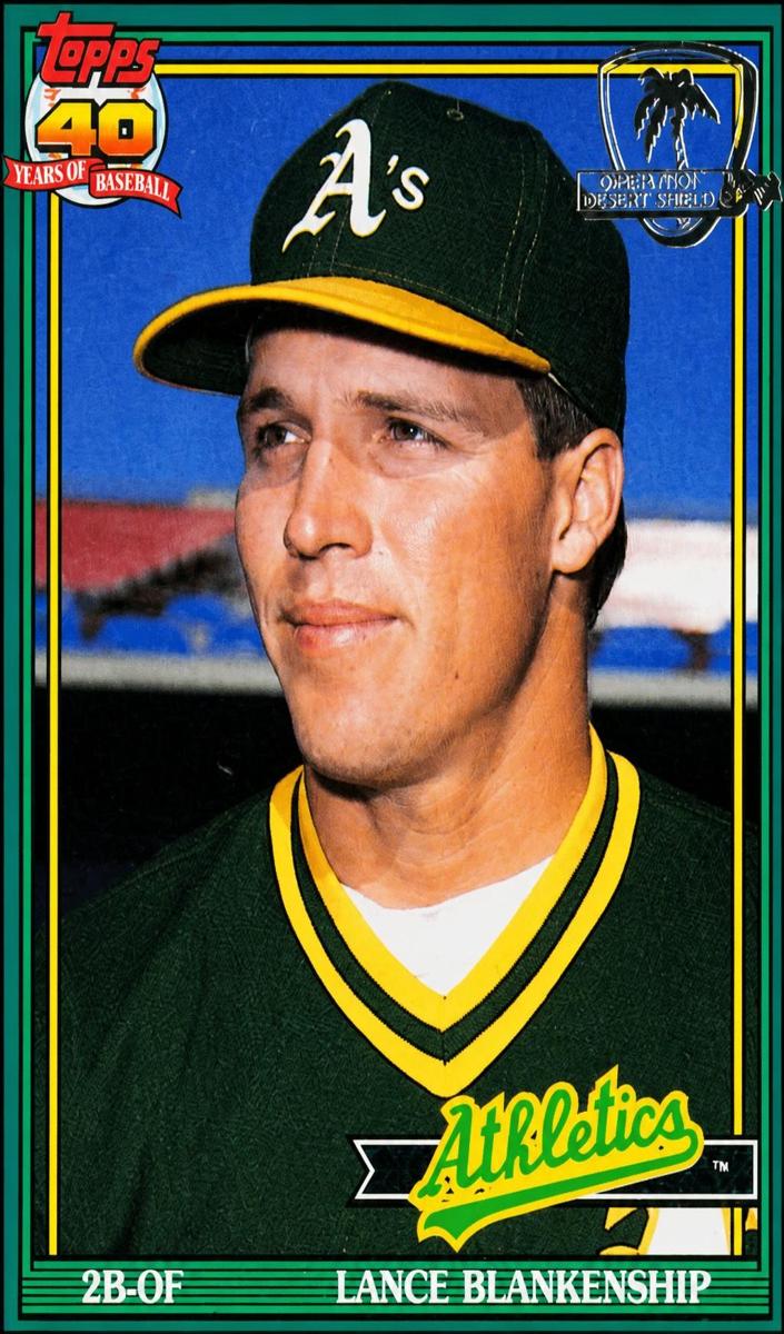 Lance Blankenship 1991 Topps Desert Shield Baseball
