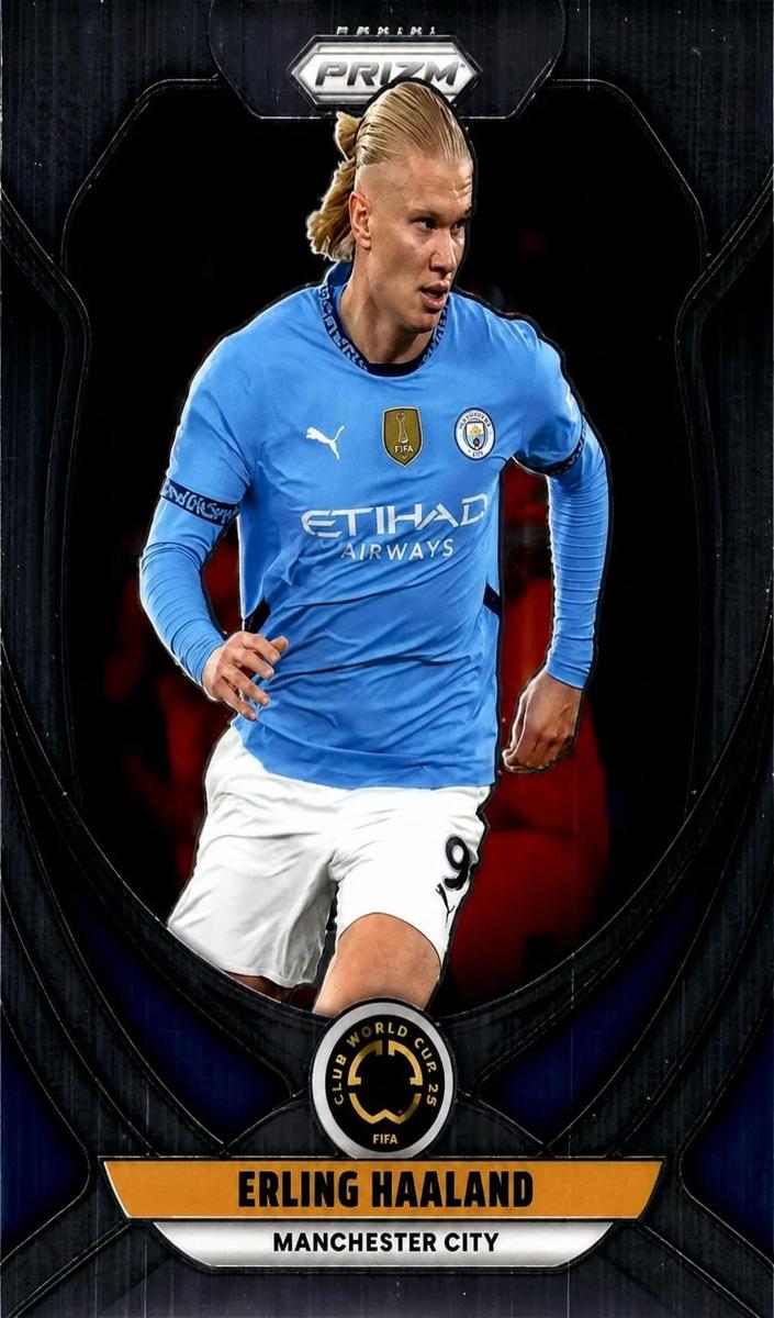 Erling Haaland 2025 Prizm Club World Cup card