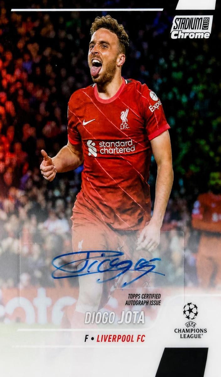 2021 Topps Stadium Club Chrome UEFA Champions League Diogo Jota #CA-DJ card