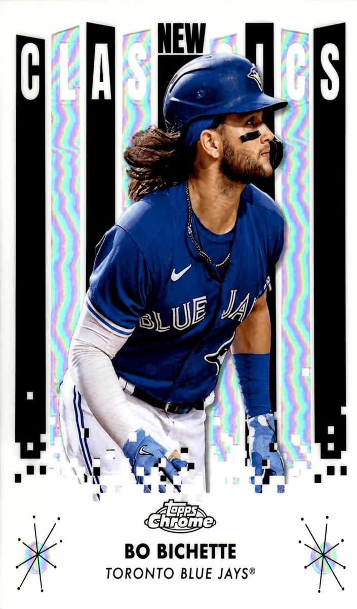 2022 Topps Chrome Bo Bichette [Prism Refractor] #38 card