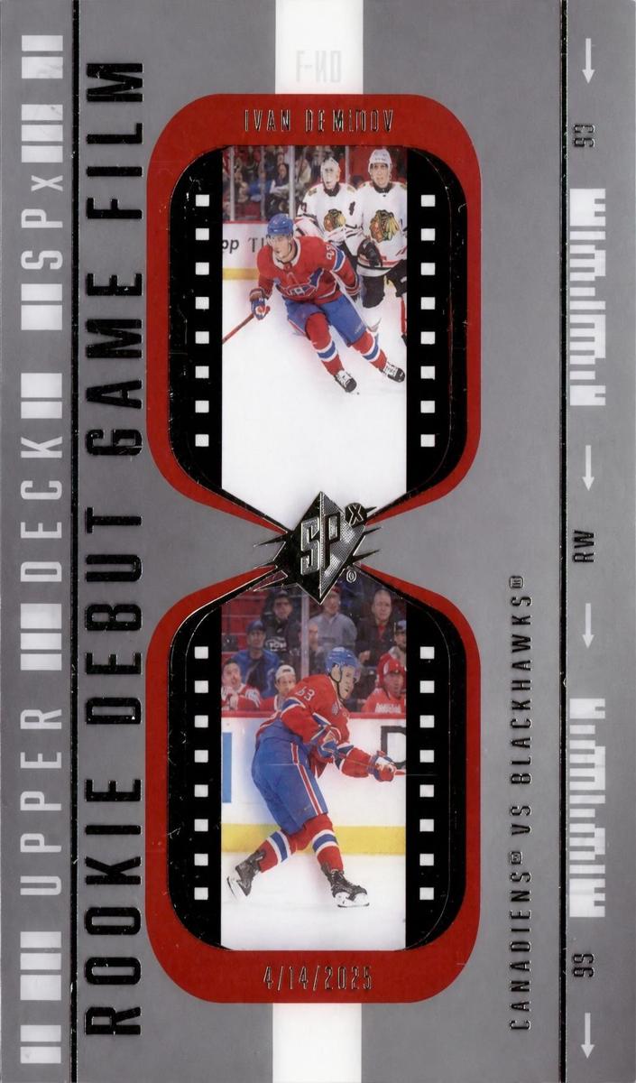 2025 SPx Ivan Demidov [Gold] #DN-1 card