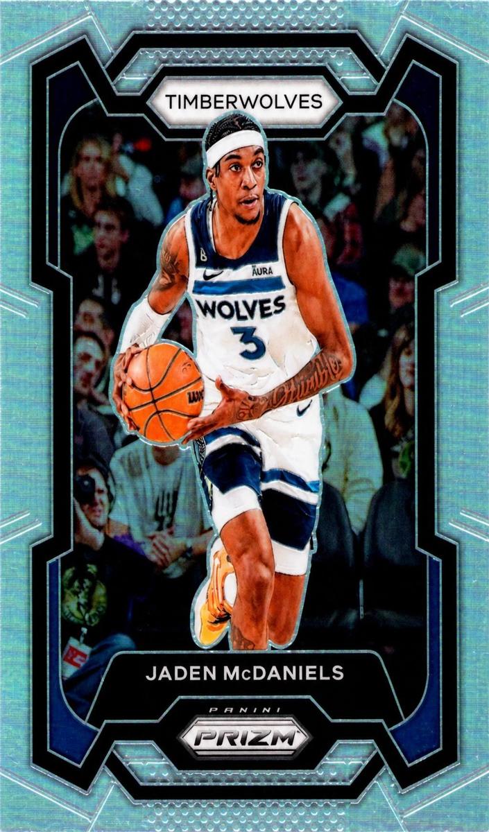 Jaden McDaniels 2023-24 Prizm Basketball card