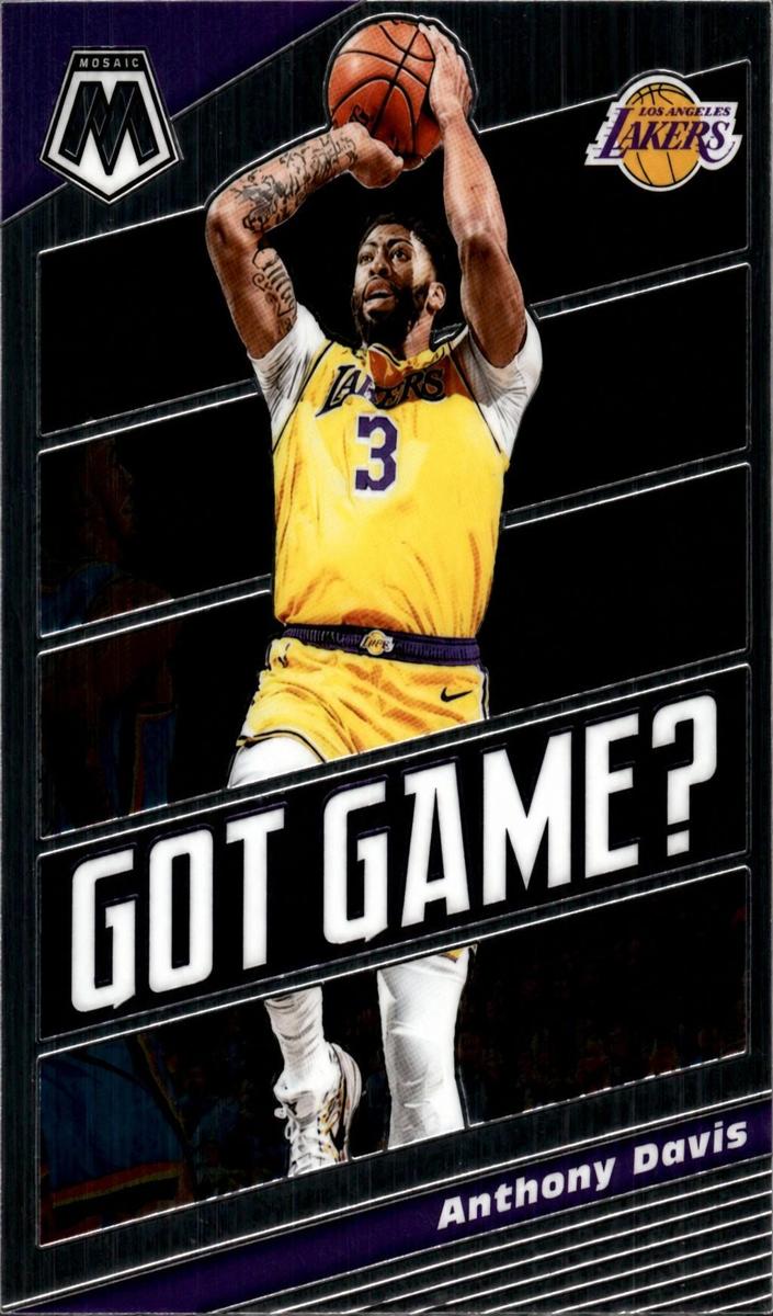 2019 Panini Mosaic Anthony Davis #6 card