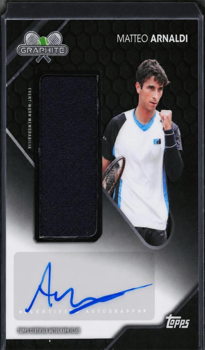 2026 Topps Graphite Signature Relic Matteo Arnaldi #GSR-MAI card