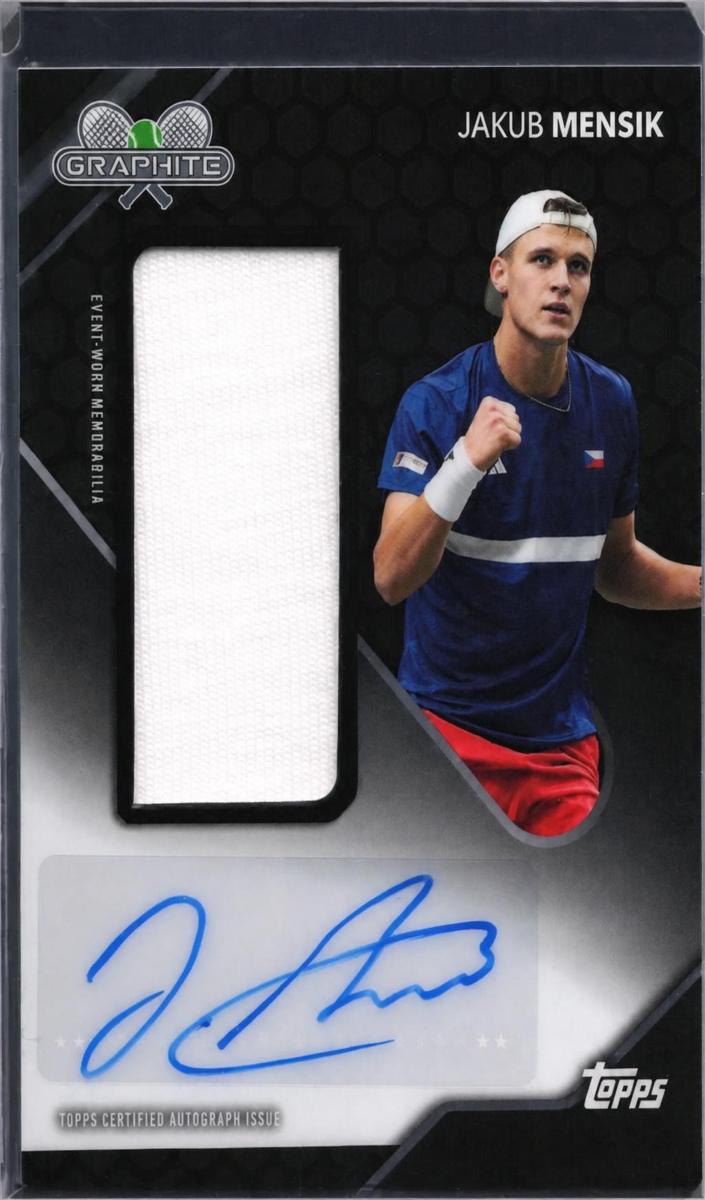 2026 Topps Graphite Signature Relic Jakub Mensik #GSR-JMK card