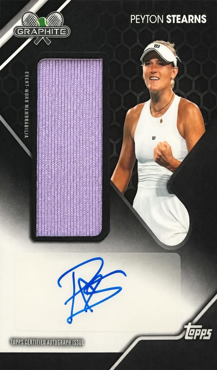 2026 Topps Graphite Signature Relic Peyton Stearns #GSR-PSS card