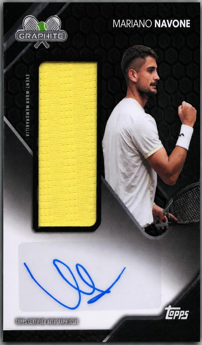 2026 Topps Graphite Signature Relic Mariano Navone #GSR-MNE card