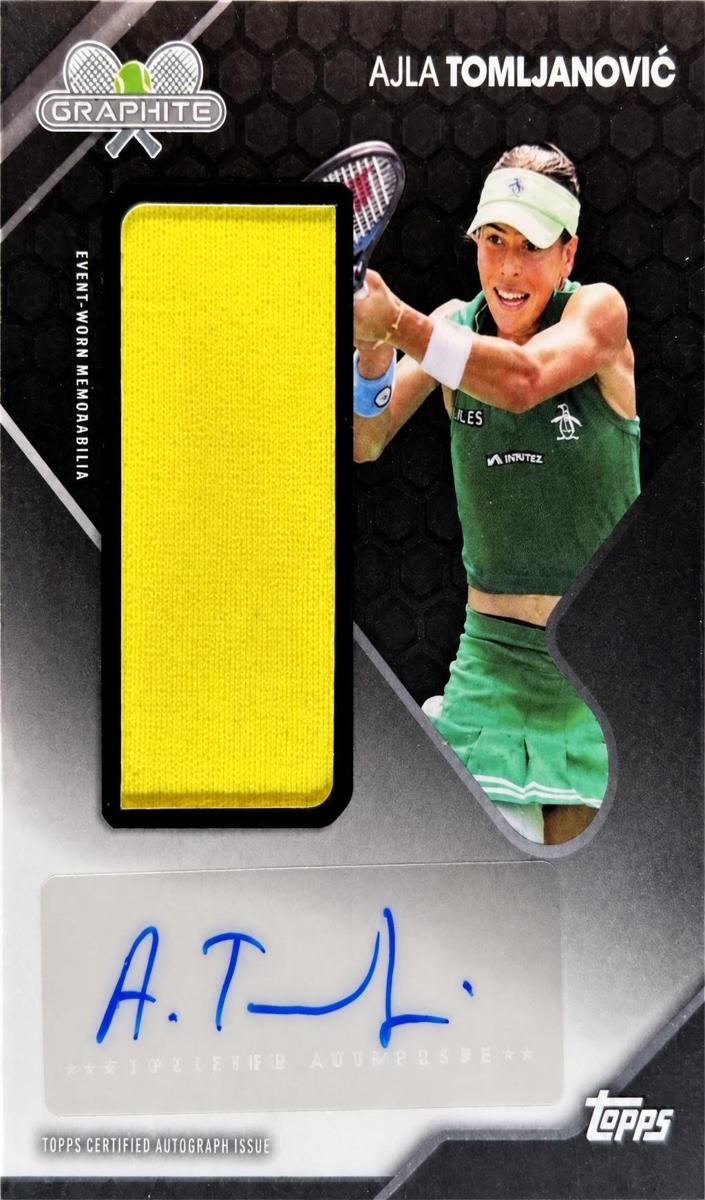 2026 Topps Graphite Signature Relic Ajla Tomljanovic #GSR-ATC card