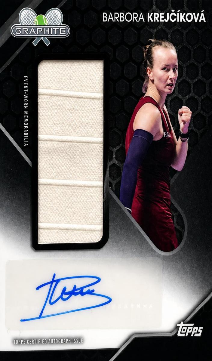 2026 Topps Graphite Signature Relic Barbora Krejcikova #GSR-BKA card