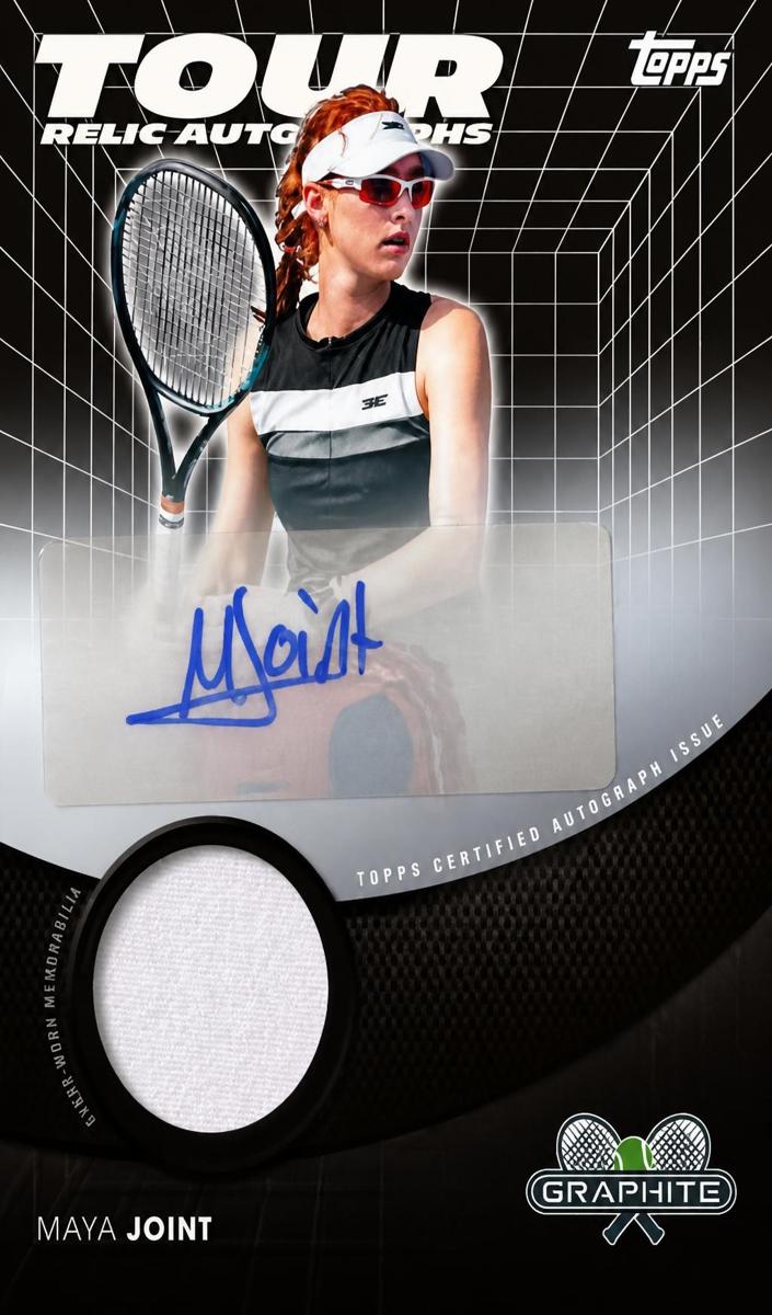 2026 Topps Graphite Tour Relic Autograph Maya Joint #TRA-MJT card