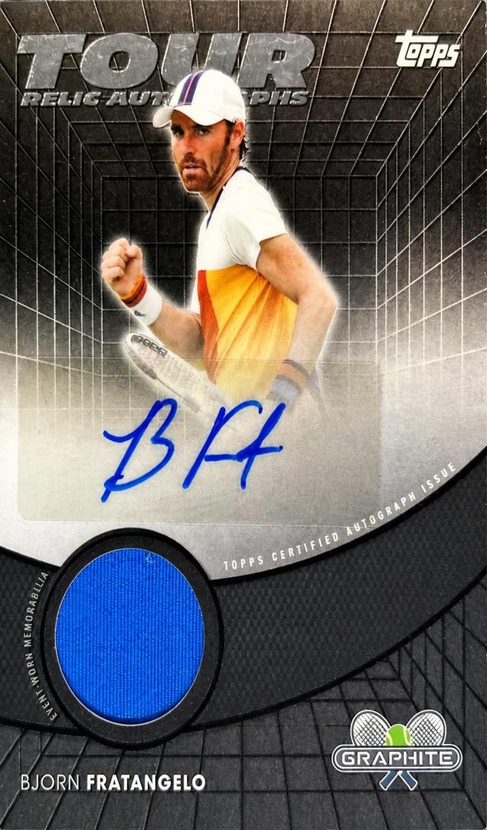 2026 Topps Graphite Tour Relic Autograph Bjorn Fratangelo #TRA-BFO card